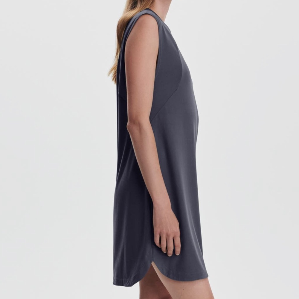 NEW Varley Naples 31.5 Dress in Ebony - Picture 3 of 8